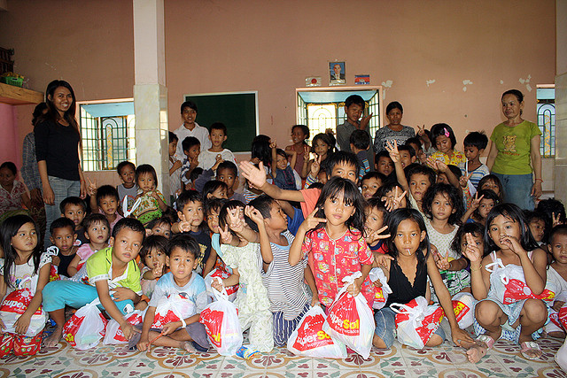 カンボジアの託児所