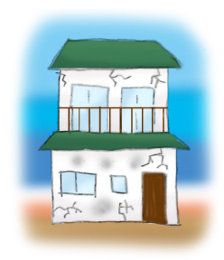 外壁に黒ずみやひび割れがありませんか?